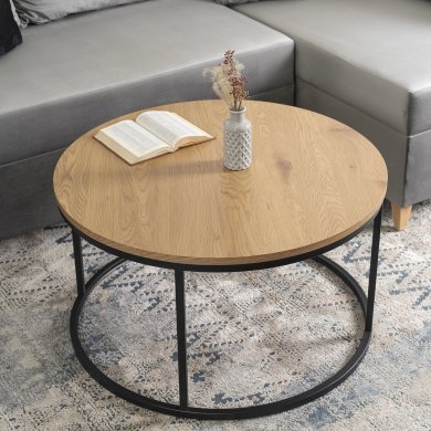 Журнальный стол Mebel Elit LELLA MAX Дуб золотой - 6 Журнальный стол Mebel Elit LELLA MAX Дуб золотой ME.MAXLELLA/DZ/CZ/L фото - 6