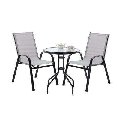 Комплект садовых стульев Garden Line NEO9917 2 шт Серый - 5 Комплект садовых стульев Garden Line NEO9917 2 шт Серый NEO9917 фото - 5