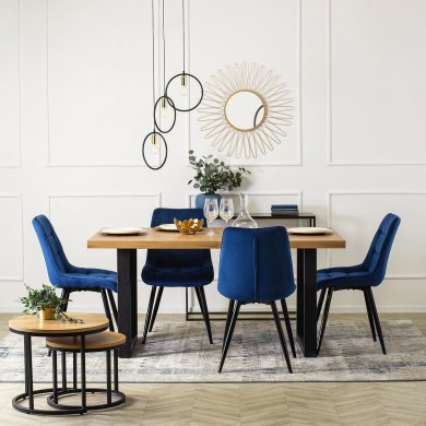 Обідній стілець Mebel Elit RIO Welur Синій ME.RIO/GR/V/K фото - 6