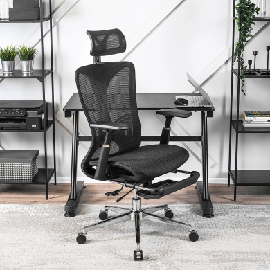 Крісло поворотне Mebel Elit ERGON | Чорний ME.ERGON/CZ/T/FO фото - 15