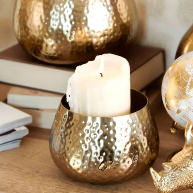 Підсвічник Homla DRITTO 14x14x9 см | Золотий - 4 Підсвічник Homla DRITTO 14x14x9 см | Золотий 218144 фото - 4