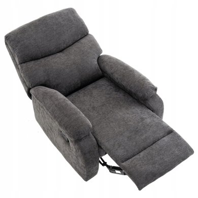 Кресло мягкое раскладное с реклайнером Kontrast ROSA Темно-серый 5.01.84854 фото - 4