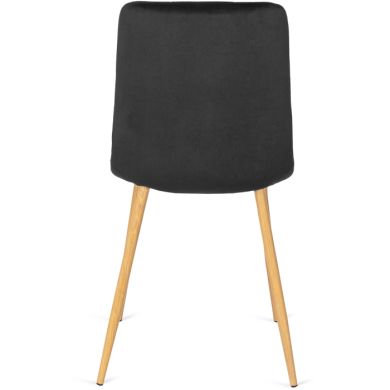 Обеденный стул Mebel Elit FREDY Welur Черный ME.FREDY/CZ/D/V/K фото - 2