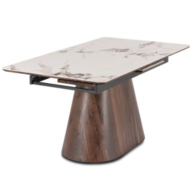 Раскладной обеденный стол Mebel Elit LIZBONA Marmur Белый ME.LIZBONA/BM/O/CER/S160-200 фото - 4