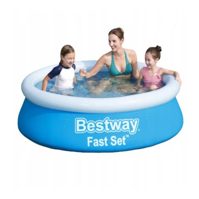 Надувний басейн Bestway 57392 FAST SET 183х51 Синій BES57392 фото - 9