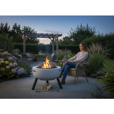 Угольный гриль-камин Garden Line 60 см Серый BBQ5252 фото - 2