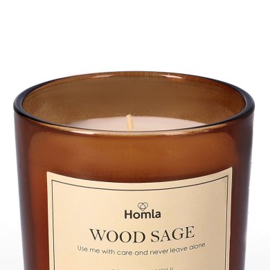 Ароматична свічка Homla VERDE Wood Sage | Коричневий 200801 фото - 4