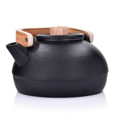 Чайник Duka Bamboo 1000 мл | Черный / Дерево - 3 Чайник Duka Bamboo 1000 мл | Черный / Дерево 1217395 фото - 3