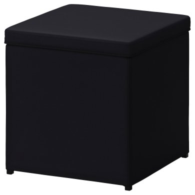 IKEA Пуф BOSNAS Чорний (ИКЕА БОСНАС) 40266682