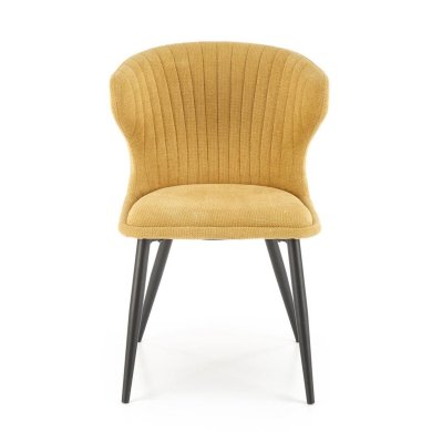 Обідній стілець Halmar K496 Гірчичний - 6 Обідній стілець Halmar K496 Гірчичний V-CH-K/496-KR-MUSZTARDOWY фото - 6