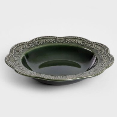 Глибока тарілка Homla SALTIS 22 см Зелений 231357 фото - 2