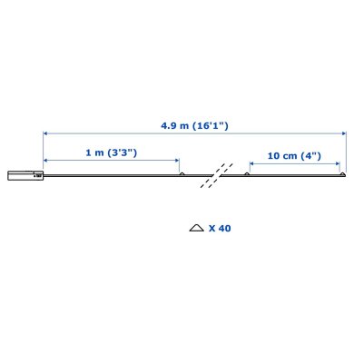 IKEA Гирлянда VISSVASS (ИКЕА VISSVASS) 40414102 фото - 13