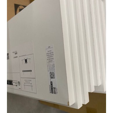 IKEA УЦІНКА Полиця BURHULT 59x20 см Білий brak/80400042 фото - 3