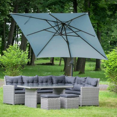 Садовый зонт Meven PLATINUM 250х250 см Морской - 10 Садовый зонт Meven PLATINUM 250х250 см Морской MV-UM207M-PLATINUM фото - 10