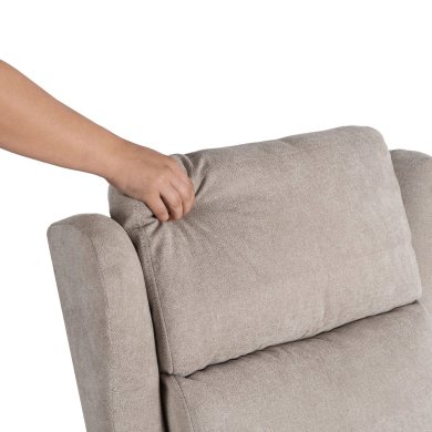 Крісло м'яке розкладне масажне з реклайнером Mebel Elit SEBASTIAN Бежевий ME.SEBASTIAN/BZ/T/FW фото - 12