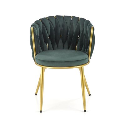 Обеденный стул Halmar K517 Темно-зеленый - 5 Обеденный стул Halmar K517 Темно-зеленый V-CH-K/517-KR-C.ZIELONY фото - 5