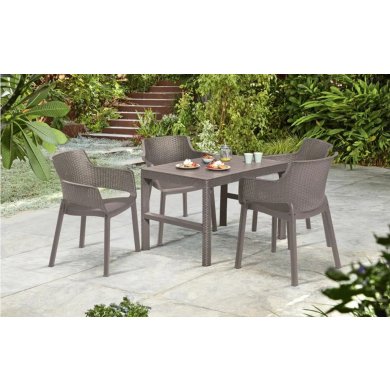 Комплект садових меблів Keter EVA/LYON Капучино 004489 фото - 8