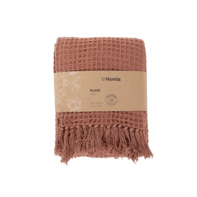 Плед Homla VAFFEL 130x170 см Червоний 218742 фото - 5