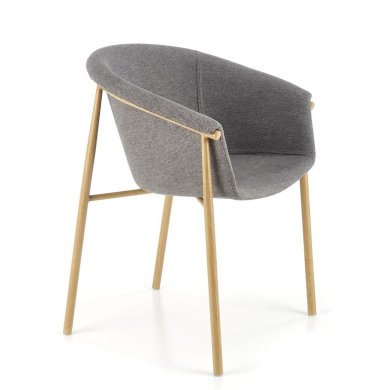 Обідній стілець Halmar K489 Попелястий V-CH-K/489-KR-POPIELATY фото - 3