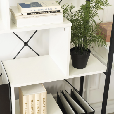 Стеллаж Mebel Elit AKRIS Белый ME.AKRIS/B/CZ/REG фото - 7