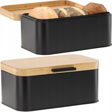 Хлебница Chomik LAURO Черный NEL3192 фото - 3