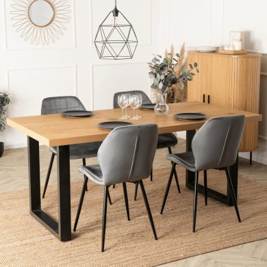 Розкладний обідній стіл Mebel Elit TOMAS Дуб золотий - 9 Розкладний обідній стіл Mebel Elit TOMAS Дуб золотий ME.TOMAS/DZ/S фото - 9