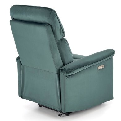 Кресло мягкое раскладное с реклайнером Halmar SEMIR Welur Зеленый V-CH-SEMIR-FOT-C.ZIELONY фото - 11