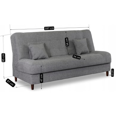 Раскладной диван Mebel Elit NEPAL Серый PPHUE.WERONIKA/POLARIS19/WER фото - 10