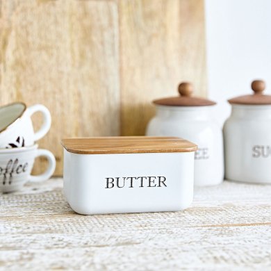 Масленка Homla AVILA 15x10x7 см Белый 224182 фото - 6