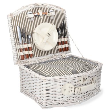 Корзина для пикника Homla PICNIC 46x38x41 см | Белый 162531 фото - 10