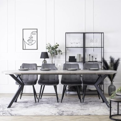 Обеденный стул Mebel Elit RIO Welur Серый - 7 Обеденный стул Mebel Elit RIO Welur Серый ME.RIO/P/V/K фото - 7