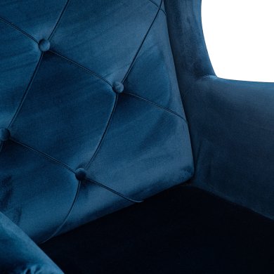 Кресло мягкое Signal Lady Welur Синий - 3 Кресло мягкое Signal Lady Welur Синий LADYV86 фото - 3