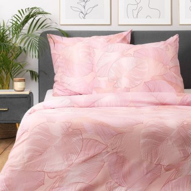 Комплект постільної білизни Homla GALLO 160x200 см Рожевий 208855 фото - 7