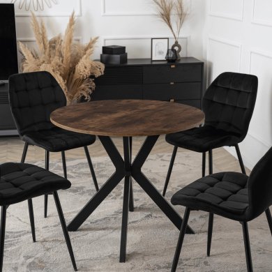 Обідній стіл Mebel Elit LAUREN 80 см Дуб рустік ME.LAUREN/RU/CZ/S80 фото - 2