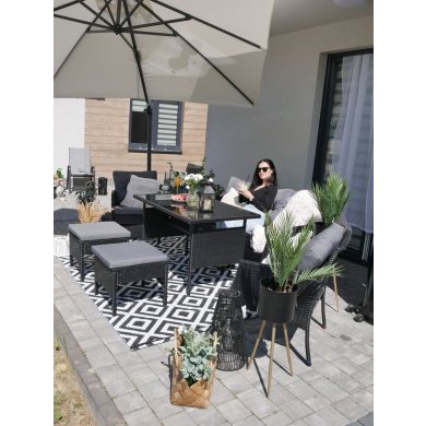 Комплект садових меблів Garden Line ABI7541 Чорний ABI7541 фото - 4