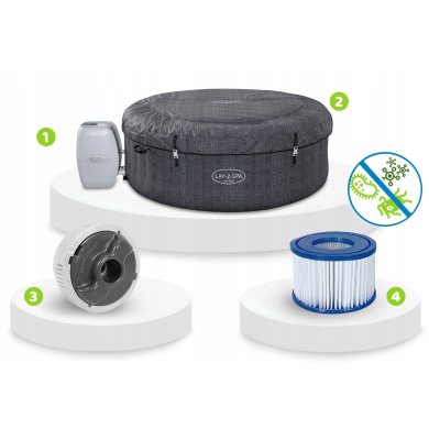 Джакузи Bestway HAVANA SMART 180х66 см Черный BES60035 фото - 3