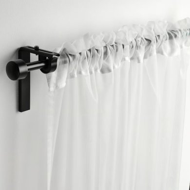 Тюль PALPLJUNGMAL 145x300 см 2 шт Белый - 4 IKEA Тюль PALPLJUNGMAL 145x300 см 2 шт Белый (ИКЕА ПАЛПЛЮНГМАЛ) 50607845 фото - 4