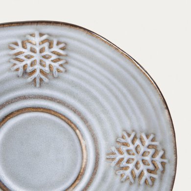 Чашка с блюдцем Homla BLUNITE 150 мл Голубой 241649 фото - 4