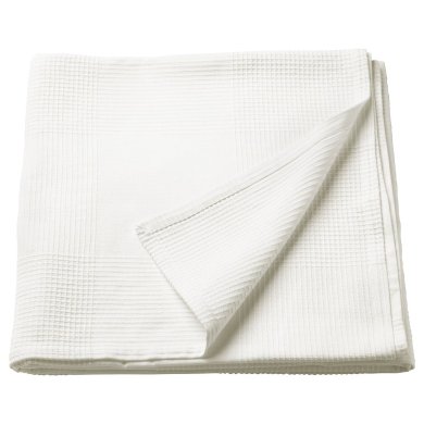IKEA Покривало INDIRA 150х250 см Білий (ИКЕА ИНДИРА) 80191755
