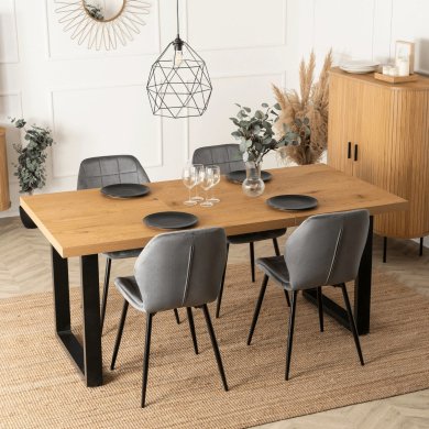 Розкладний обідній стіл Mebel Elit TOMAS Дуб золотий - 8 Розкладний обідній стіл Mebel Elit TOMAS Дуб золотий ME.TOMAS/DZ/S фото - 8