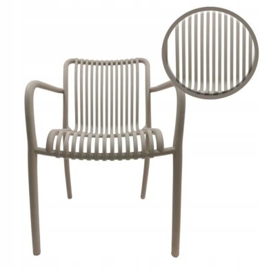 Садовий стілець Kontrast KP104 Бежевий 5.90.21145 фото - 3