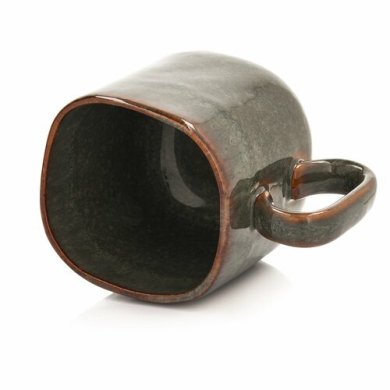 Кухоль Duka Thora 550 мл | Зелено-коричневий 2220676 фото - 2