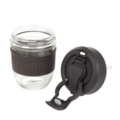 Кружка для воды Homla IDEUS 0,35 л | Серый / Прозрачный 215563 фото - 2