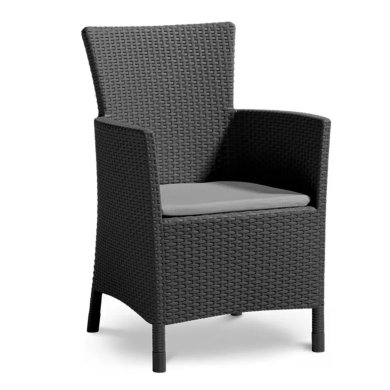 Комплект садових меблів Keter LOWA/MELODY QUARTET Графіт - 3 Комплект садових меблів Keter LOWA/MELODY QUARTET Графіт 002488 фото - 3