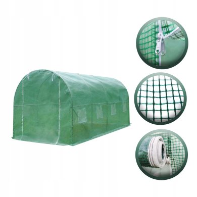 Парник теплиця Kontrast 9 м² 4,5x2х2 м Зелений - 2 Парник теплиця Kontrast 9 м² 4,5x2х2 м Зелений 5.90.20243 фото - 2