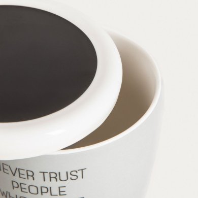 Кружка с крышкой Homla KIKI 300 мл Принт 241474 фото - 4