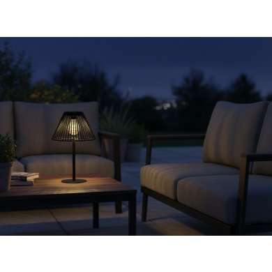 Декоративний світильник на сонячній батареї Garden Line LAP5979 Чорний LAP5986 фото - 2