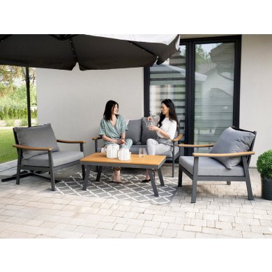 Комплект садовой мебели Garden Line LUBLANA Серый ALM9545 фото - 11