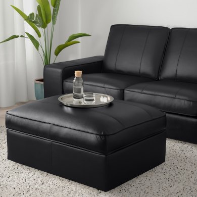 IKEA Подставка для ног KIVIK Черный (ИКЕА КИВИК) 00519506 фото - 3