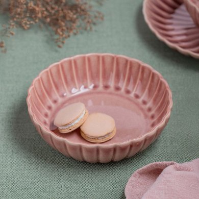 Глибока тарілка Homla MELIDA 19 см Рожевий 235892 фото - 4